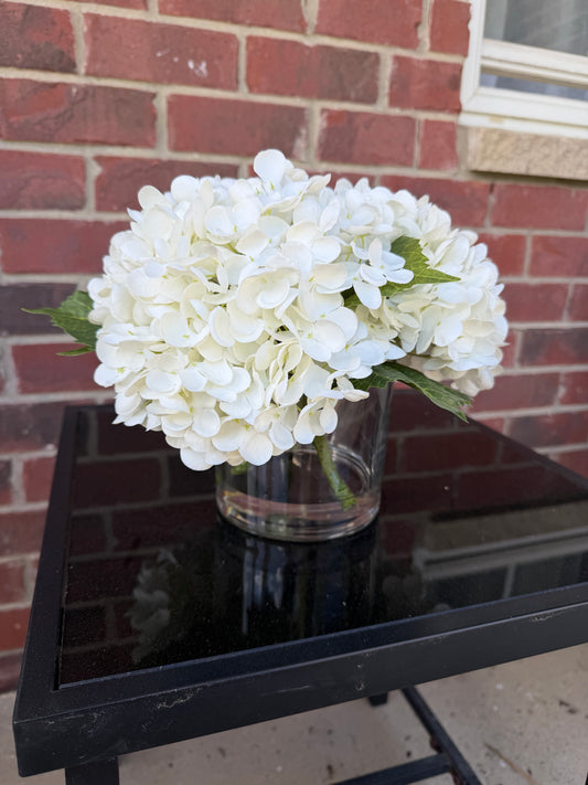 Real Touch Hydrangea arrangement